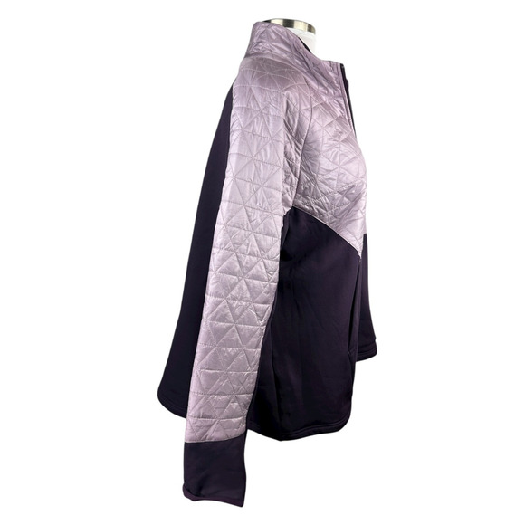 Eddie Bauer Chair Six Hybrid 1/2-Zip Ski Pullover Purple Women's Plus Size 3X - Picture 9 of 14